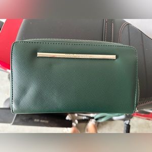 Forest green wallet